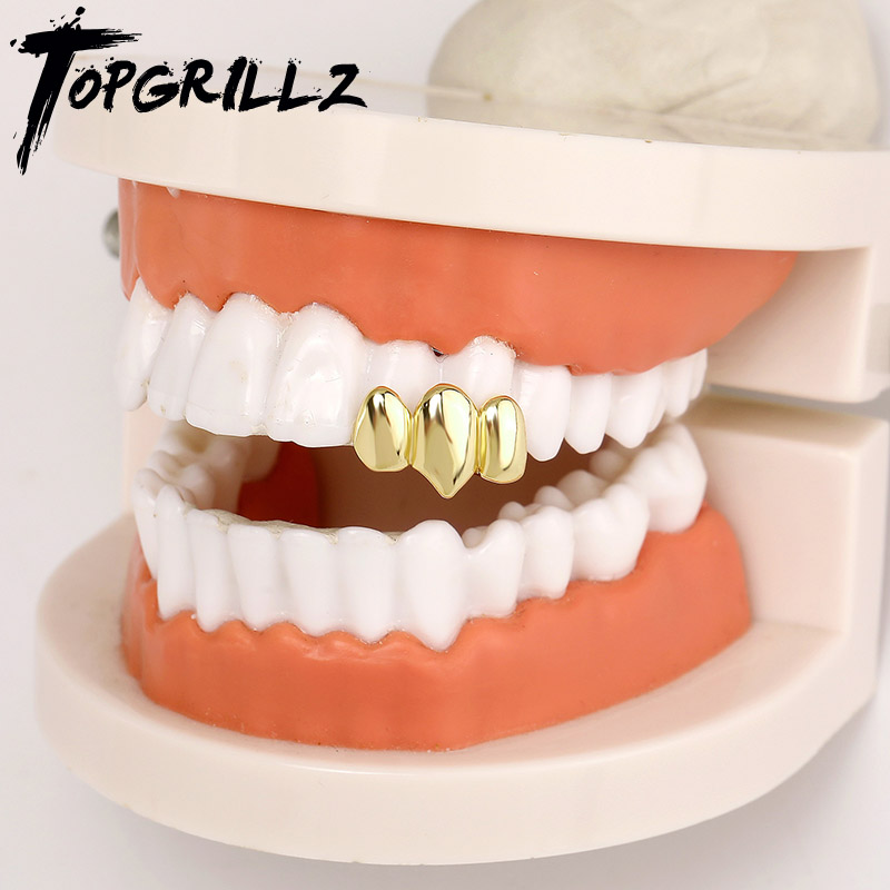 Body Jewelry For Men - TOPGRILLZ الهيب هوب لامعة الأسنان Grillz