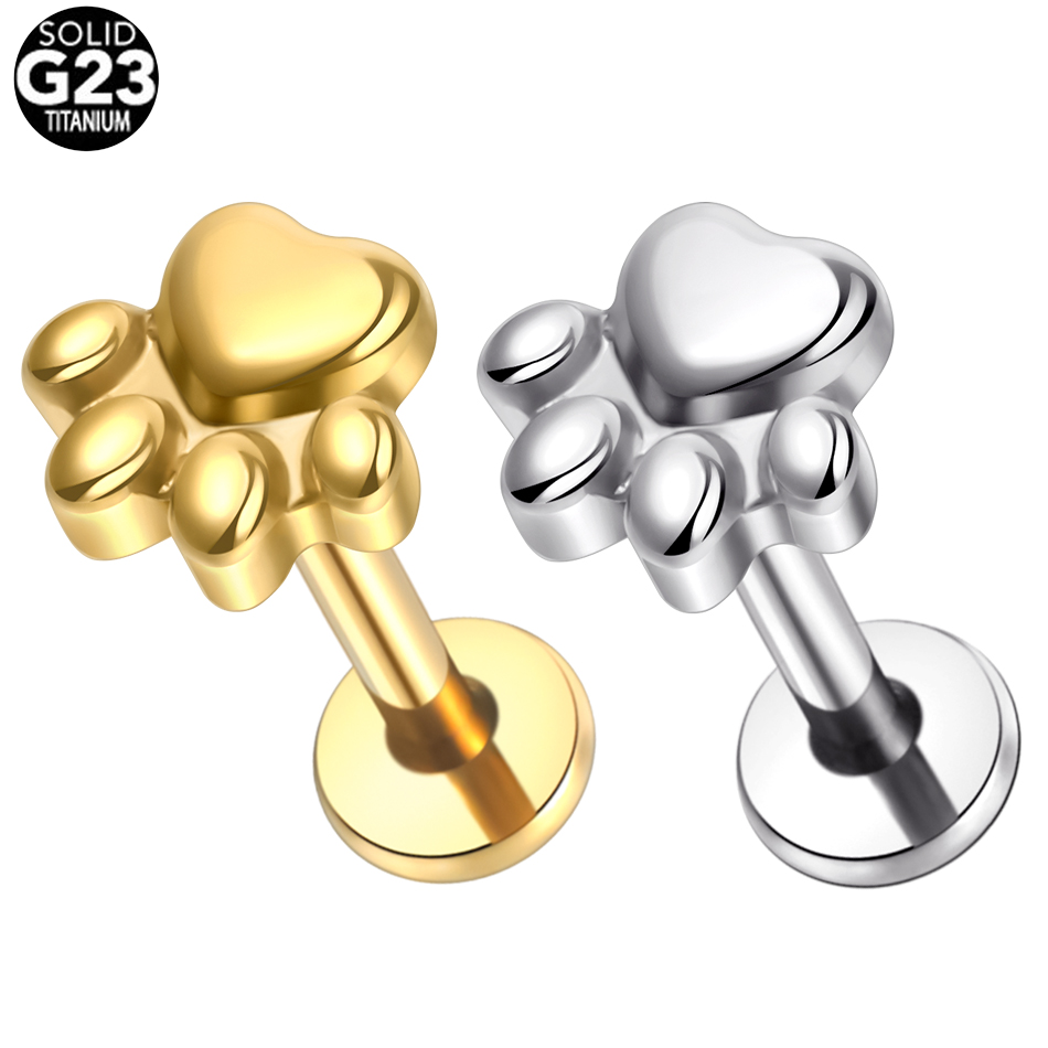Body Jewelry Implant Grade Titanium - أقراط مرصعة بطبعة تيتانيوم من الدرجة