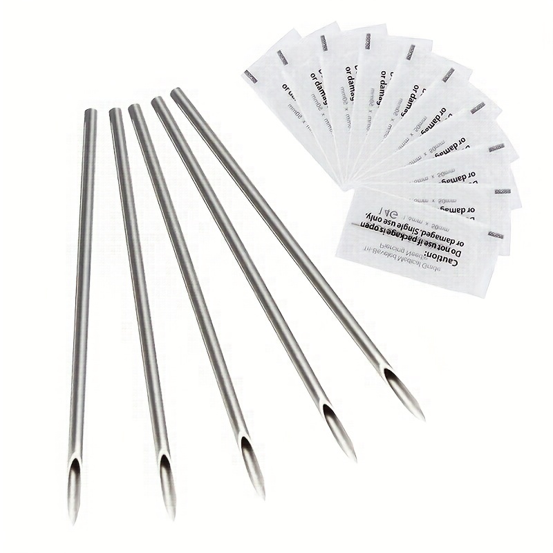 Body Jewelry Eyebrow - إبرة ثقب الجسم المعقمة للاستعمال مرة