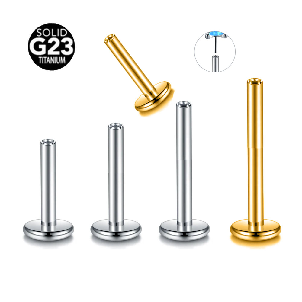 Body Jewelry Threadless - دبوس ثقب Labret بدون خيوط من