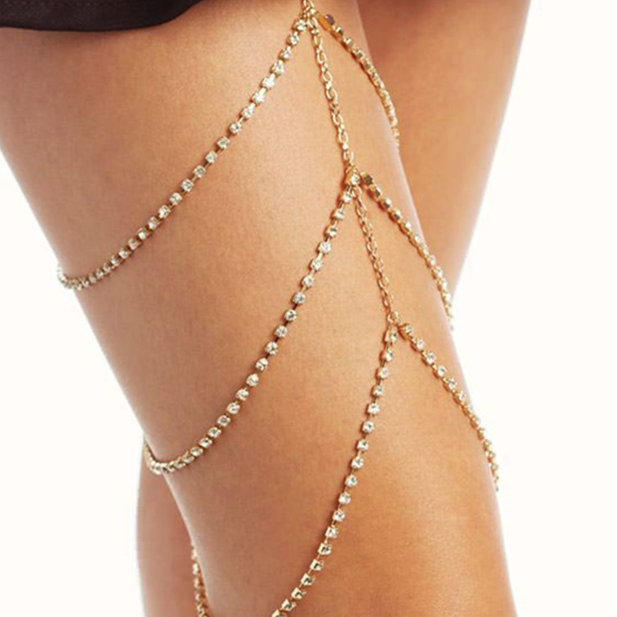 Body Jewelry For Sale - سلسلة فخذ متعددة الطبقات بتصميم مخلب