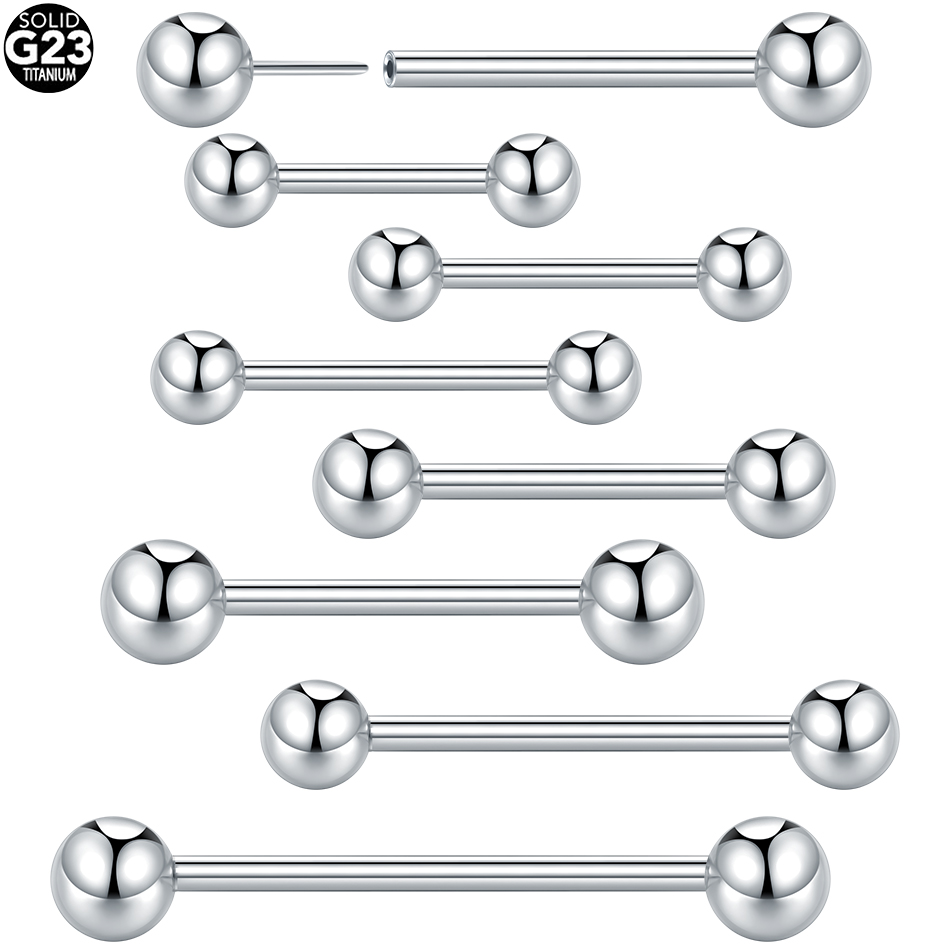 Body Jewelry Threadless - 5/10 قطعة G23 التيتانيوم Threadless دفع