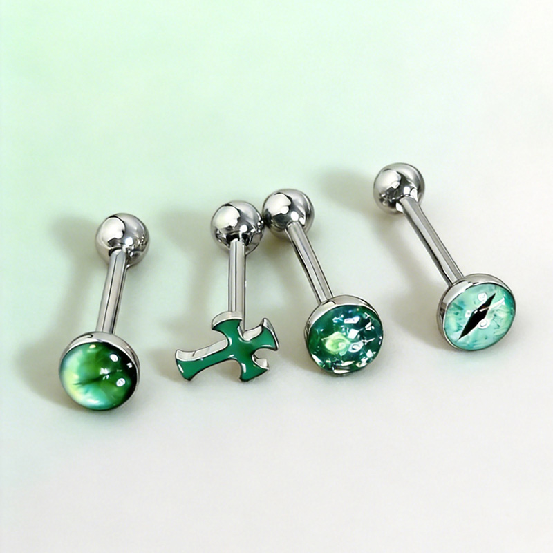 Body Jewelry Titanium - 1 قطعة عالية الجودة العصرية الأخضر