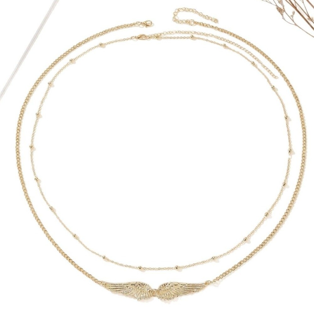 Body Jewelry - سلسلة خصر أنيقة وعصرية بطبقتين على