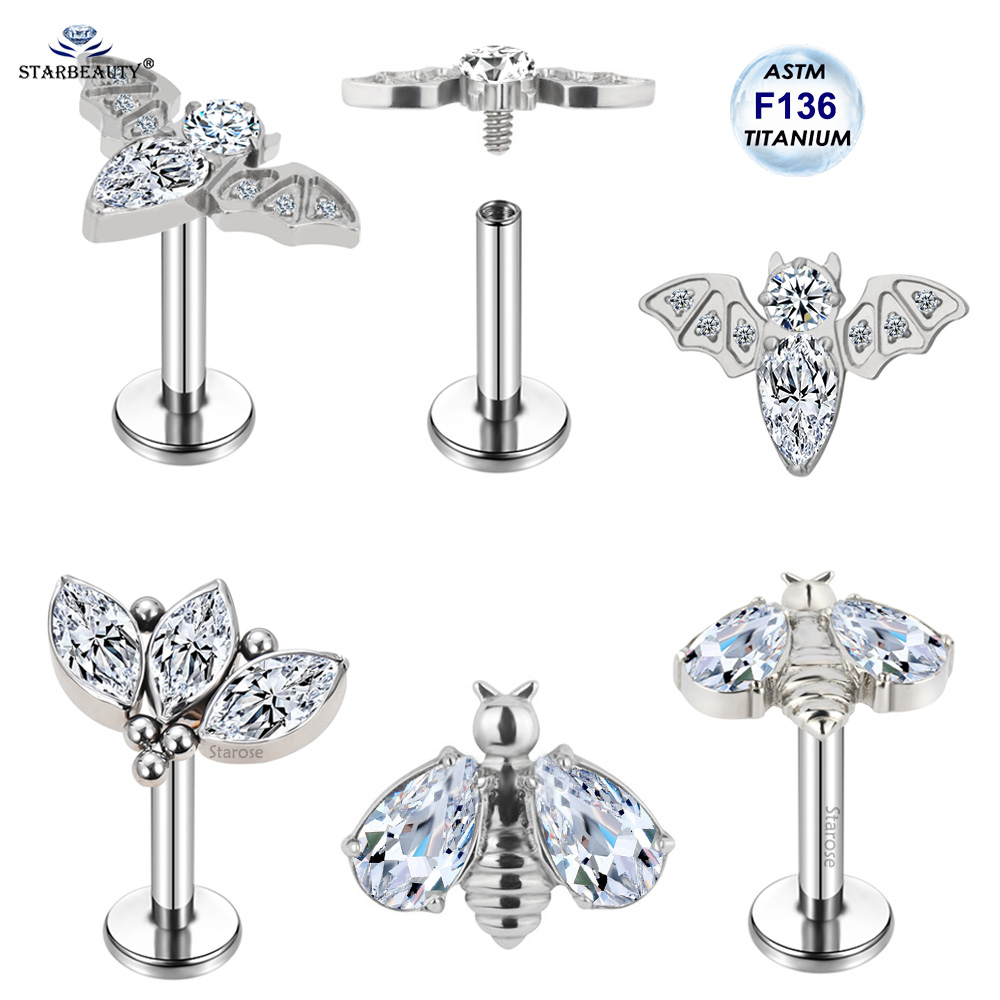 Body Jewelry Implant Grade Titanium - زرع الصف ASTM F-136 التيتانيوم الغضروف