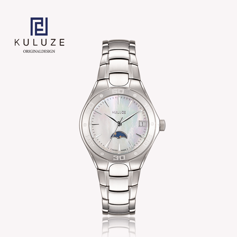 Body Jewelry Titanium - ساعة للسيدات من KULUZE تيتانيوم ساعة