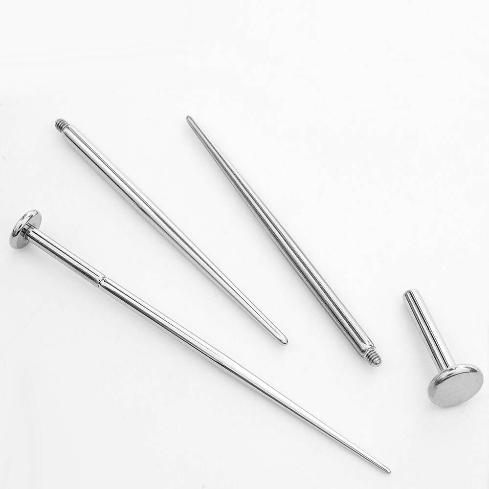 2 قطعة الفولاذ المقاوم للصدأ ث - مراجعة Body Jewelry Threadless وسعره