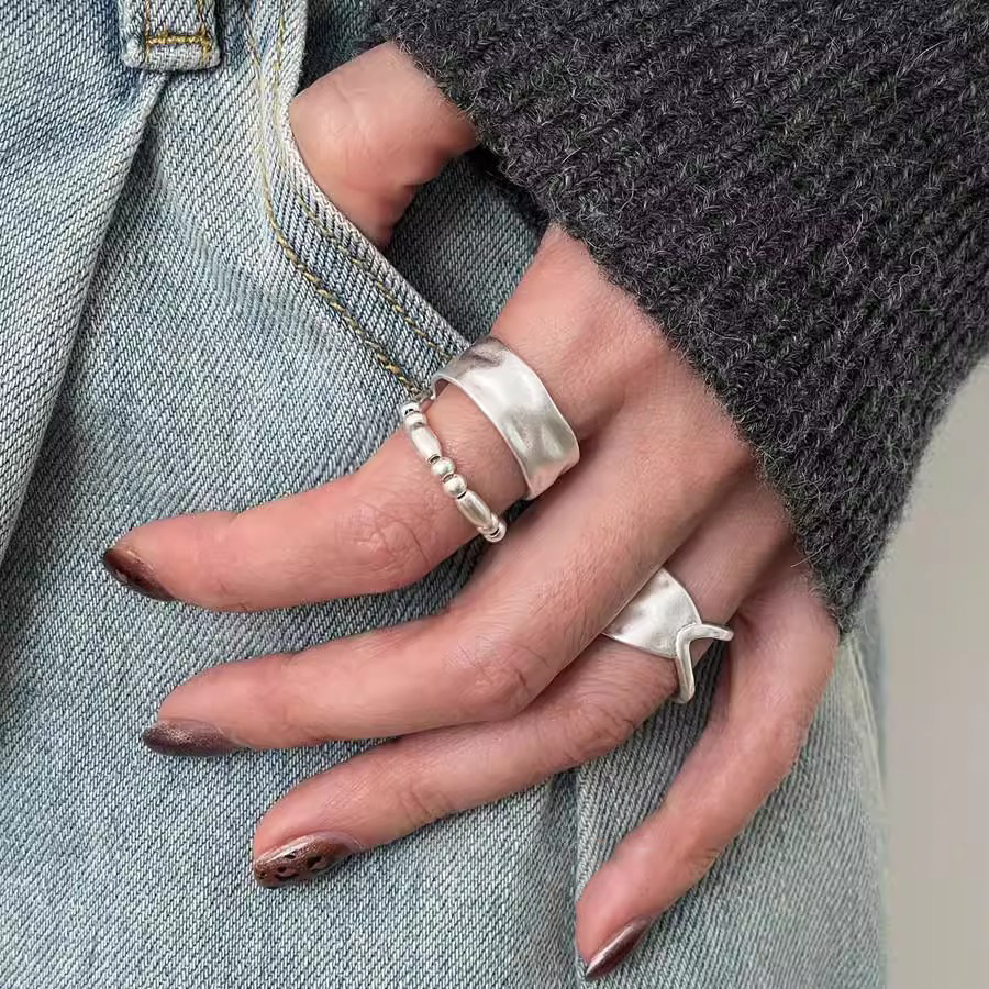 925 فضة مفتوحة البنصر ماتي واس - مراجعة Body Jewelry Wholesale وسعره