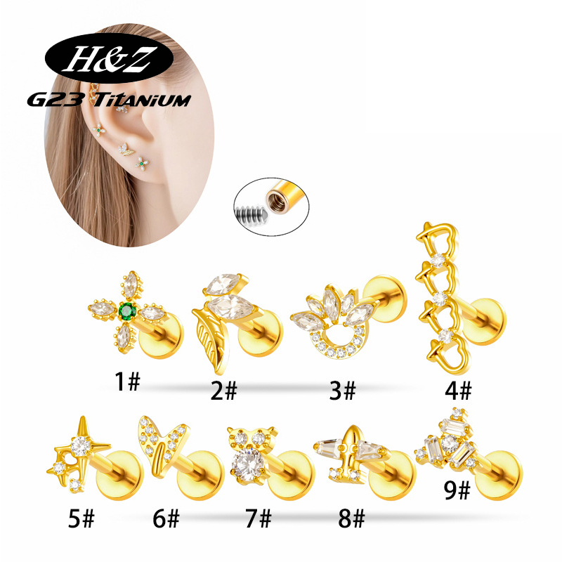 قطعة واحدة من مجوهرات الجسم: ح - مراجعة Body Jewelry Implant Grade Titanium وسعره