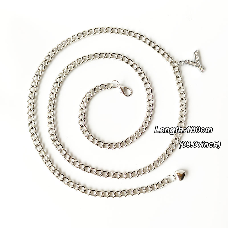 حجر الراين رسائل سلسلة الجسم ل - مراجعة Body Jewelry وسعره