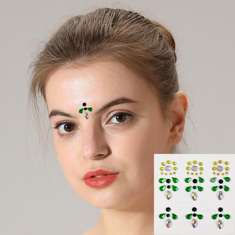 ملصقات كريستال ثلاثية الأبعاد  - مراجعة Body Jewelry Eyebrow وسعره