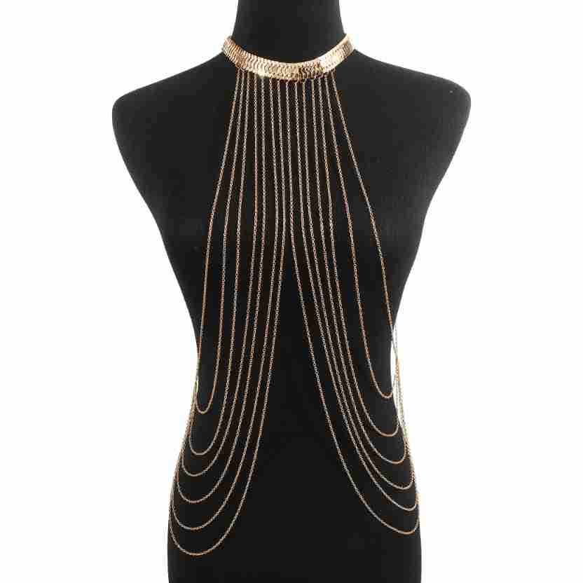 سلسلة جسم أنيقة متعددة الطبقات - مراجعة Body Jewelry For Sale وسعره
