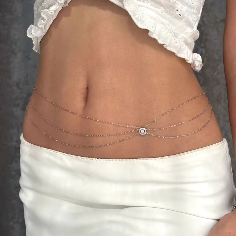 سلسلة خصر معدنية صيفية فاخرة م - مراجعة Body Jewelry For Sale وسعره
