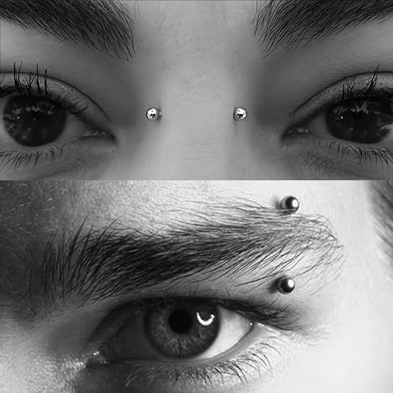 ثقوب مزيفة، حلقة شفاه مزيفة، ح - مراجعة Body Jewelry Eyebrow وسعره