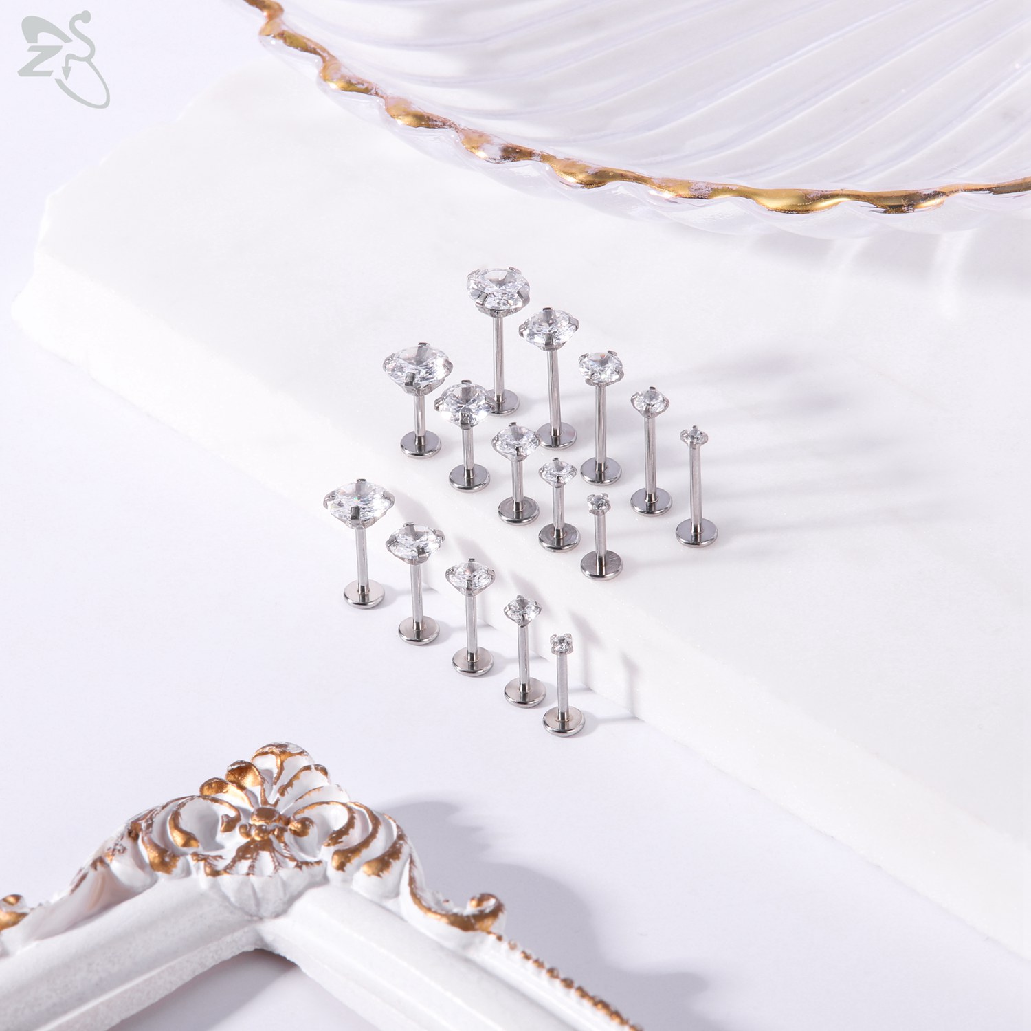AOEDEJ 10 قطعة/الوحدة الذهب ال - مراجعة Zs Body Jewelry وسعره