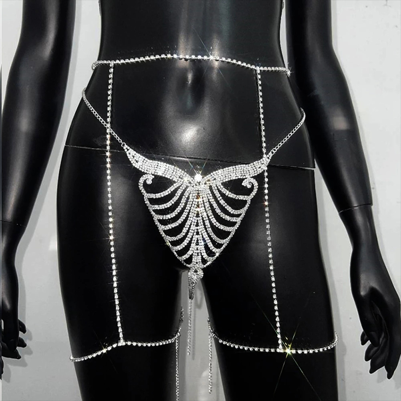 Stonefans-طقم ثونج وسلسلة خصر  - مراجعة Body Jewelry Wholesale وسعره