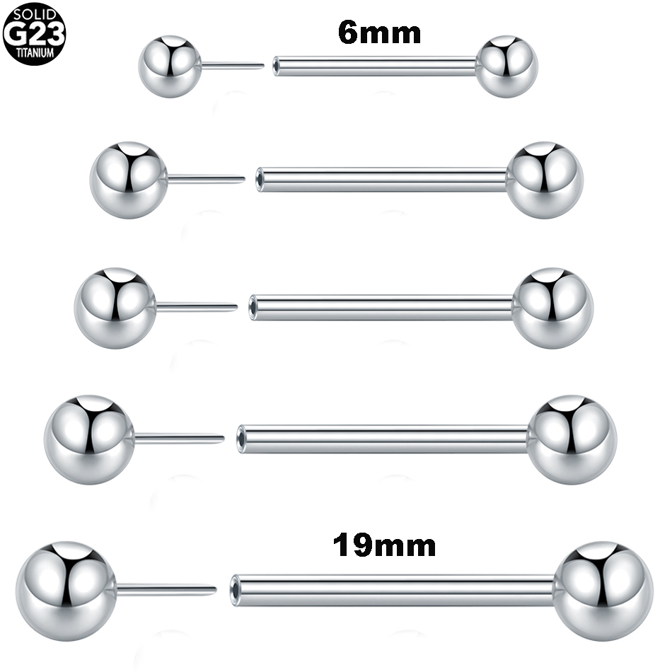 1 قطعة/5 قطعة G23 التيتانيوم T - مراجعة Body Jewelry Threadless وسعره