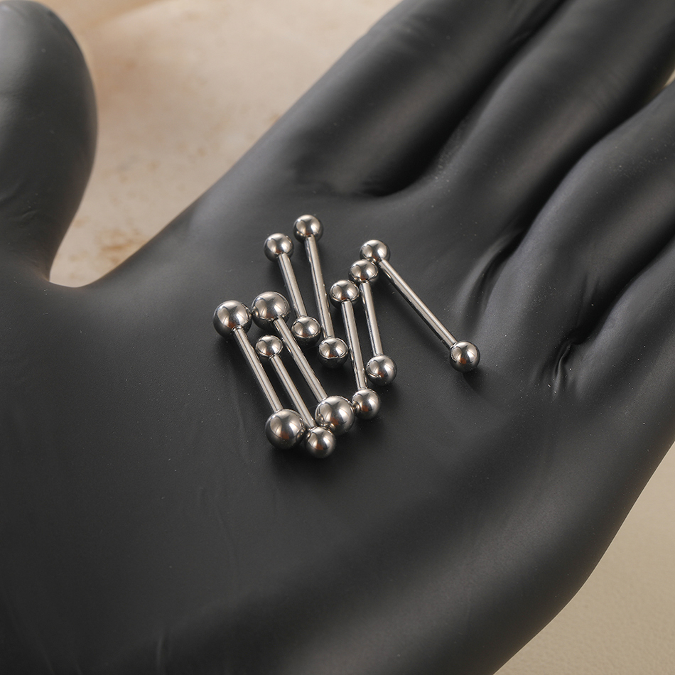 1 قطعة/5 قطعة G23 التيتانيوم T - مراجعة Body Jewelry Threadless وسعره