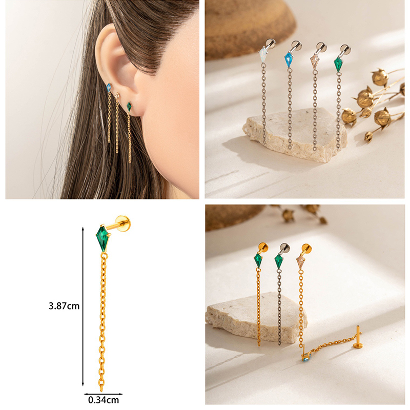 قطعة واحدة من مجوهرات التيتاني - مراجعة Body Jewelry Threadless وسعره
