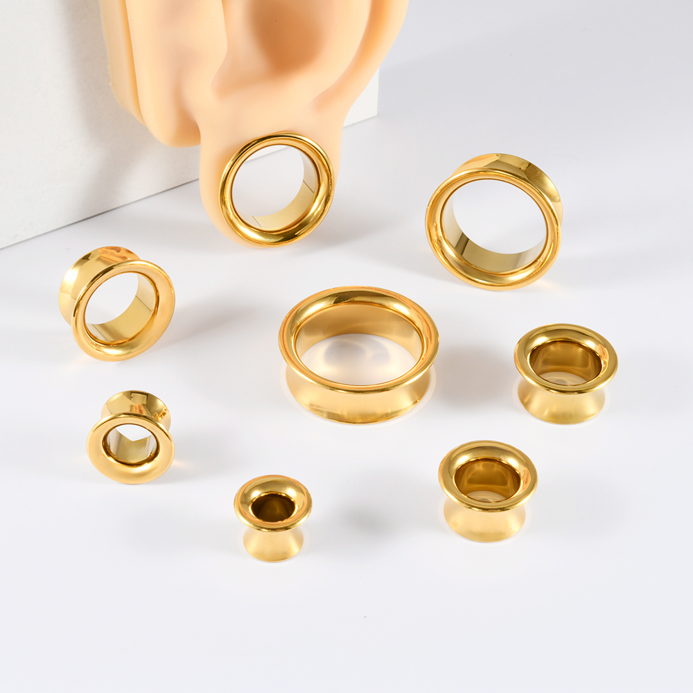 الفولاذ المقاوم للصدأ الذهب ال - مراجعة Body Jewelry Threadless وسعره