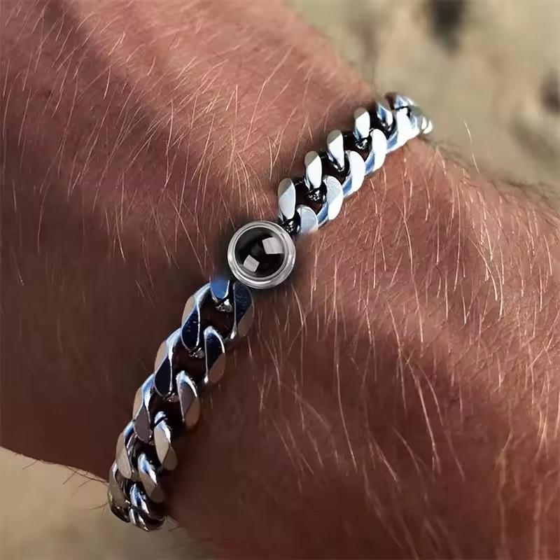 مع سوار مخصص لإسقاط الصور الشخ - مراجعة Body Jewelry Titanium وسعره