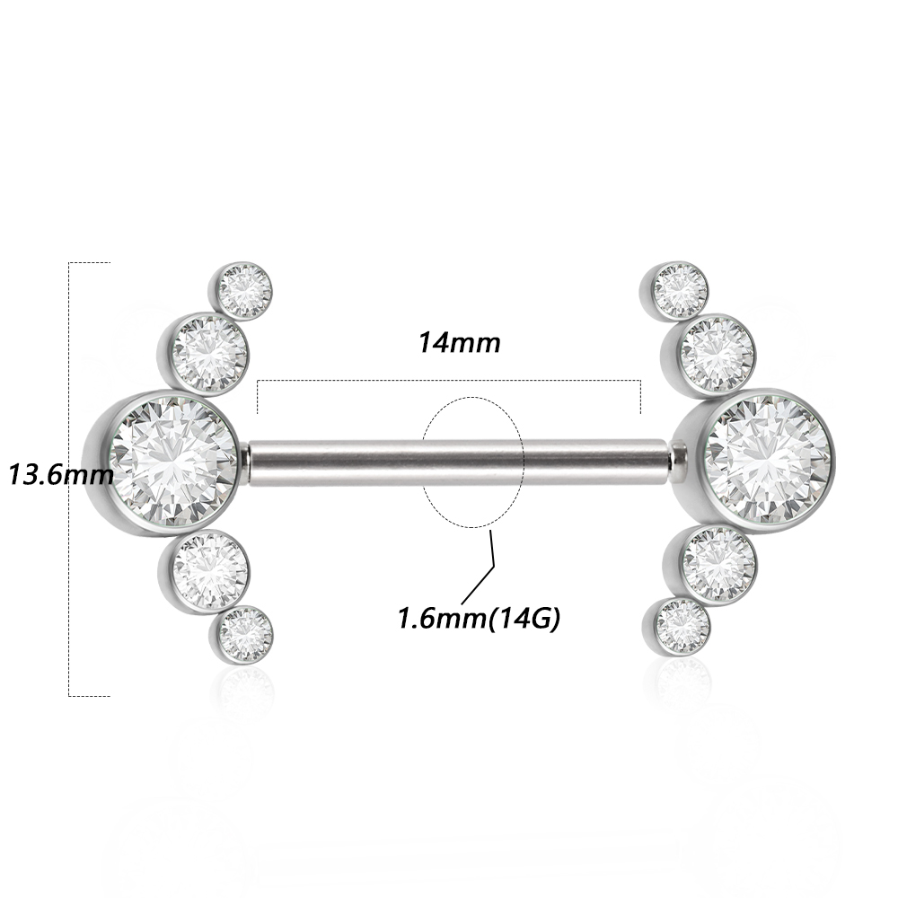 زوج 361L الجراحية الصلب Thread - مراجعة Body Jewelry Threadless وسعره