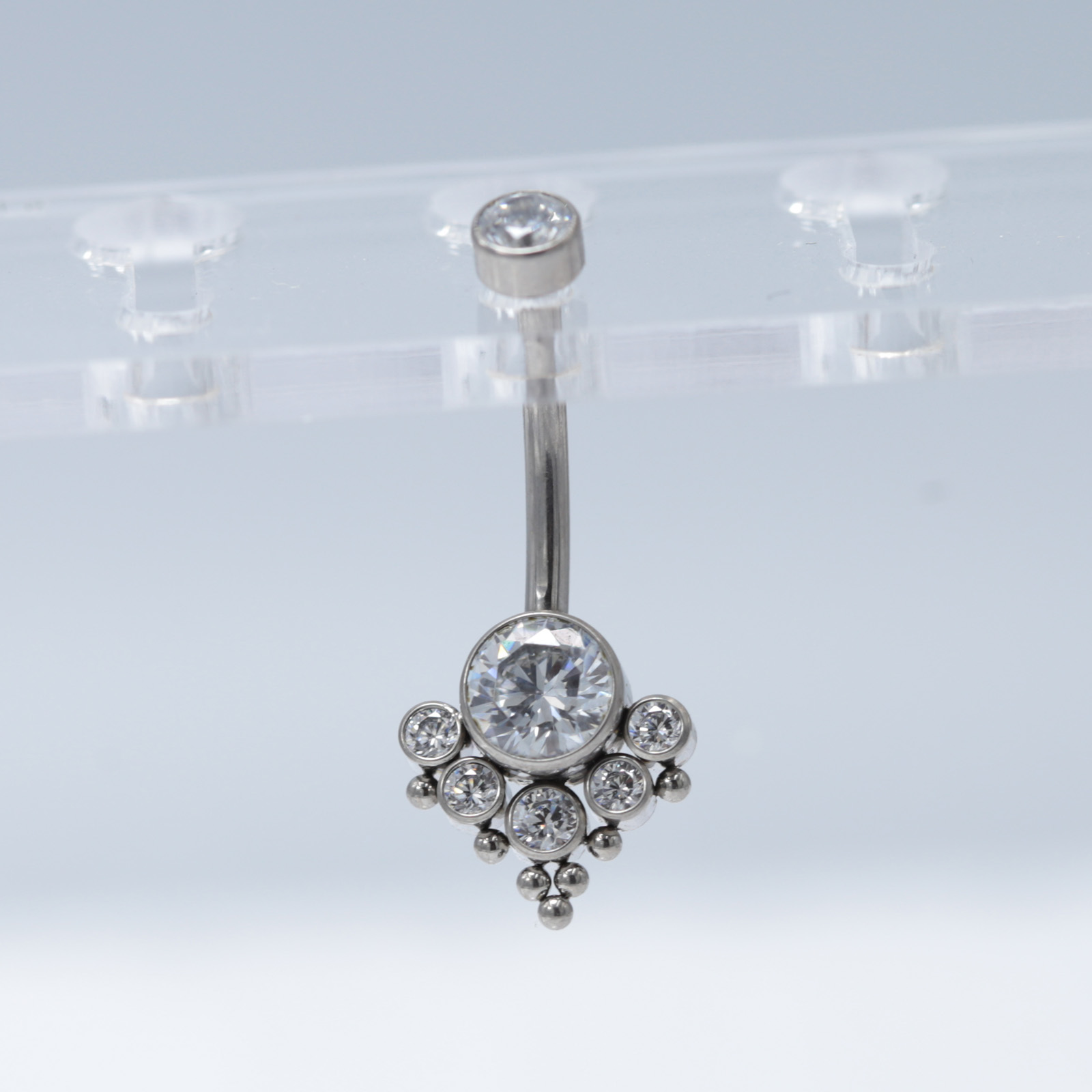 زرع الصف التيتانيوم زر البطن ا - مراجعة Body Jewelry Implant Grade Titanium وسعره