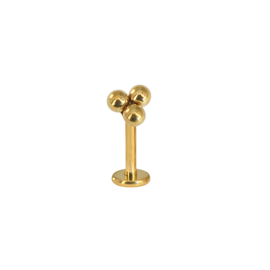 كرة عنقودية فولاذية جراحية ثقب - مراجعة Body Jewelry Threadless وسعره