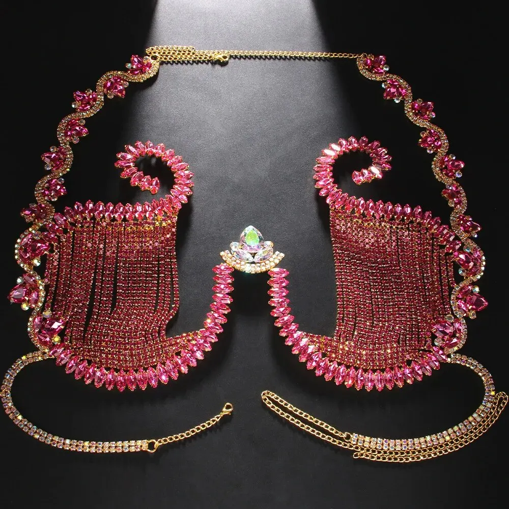 الهذيان الوردي الكريستال قوس ا - مراجعة Body Jewelry Chest وسعره