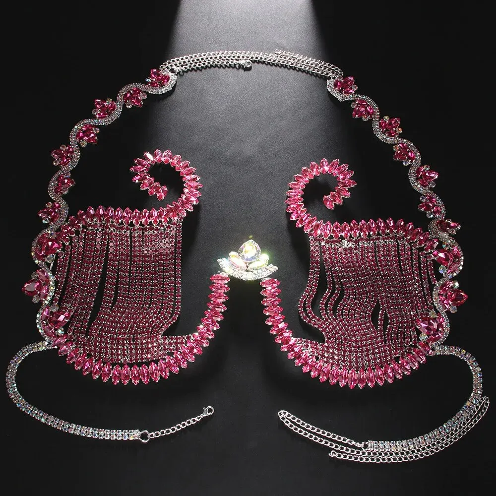 الهذيان الوردي الكريستال قوس ا - مراجعة Body Jewelry Chest وسعره