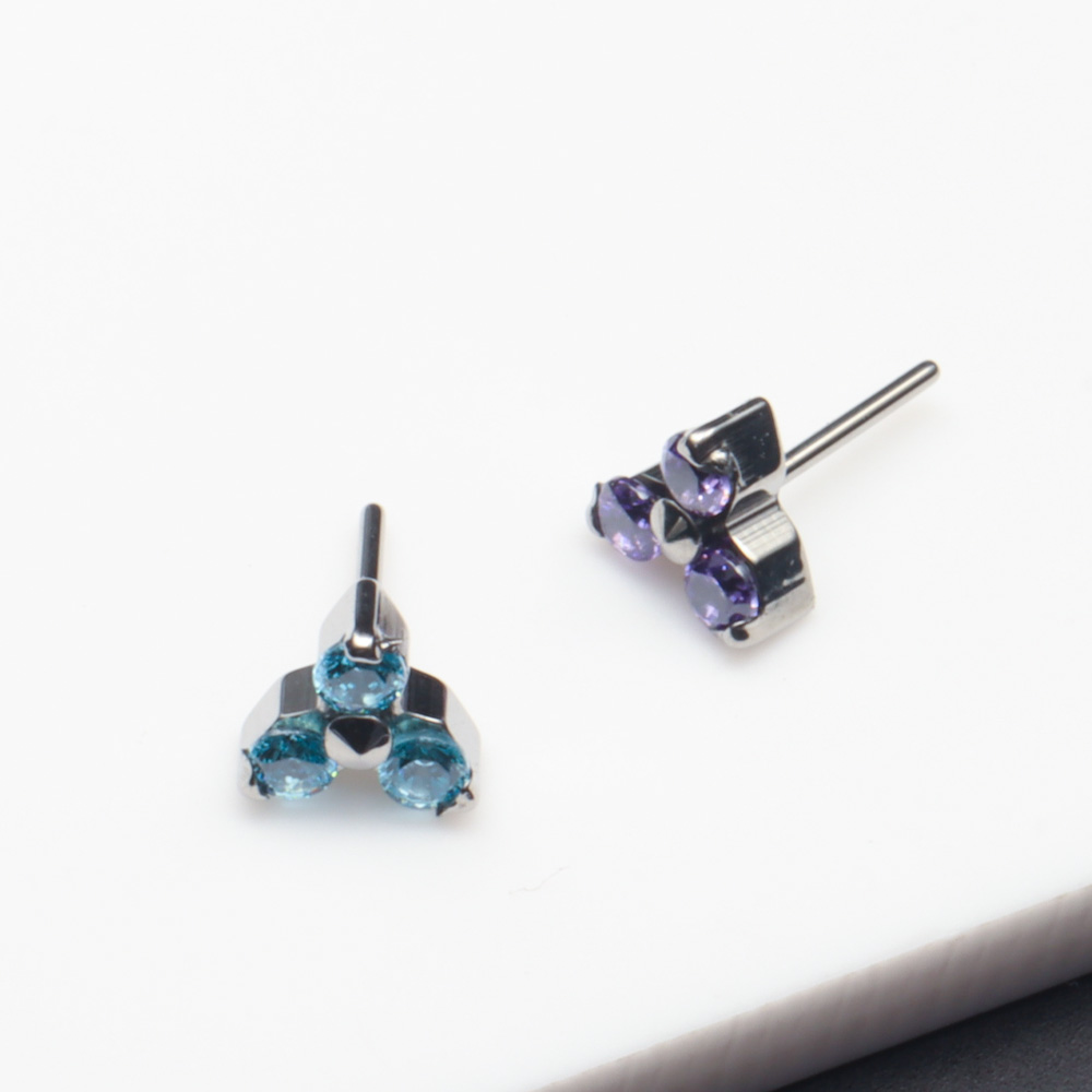 مجوهرات أذن من التيتانيوم ASTM - مراجعة Body Jewelry Threadless وسعره