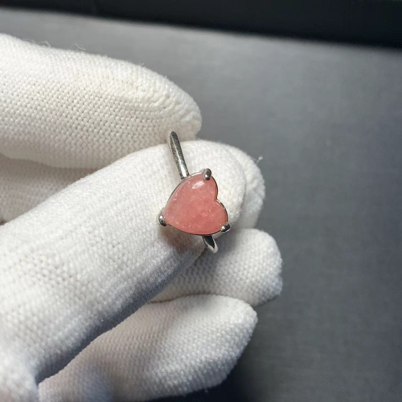 القلب الطبيعي الرودوكروسيت خات - مراجعة Body Jewelry Wholesale وسعره