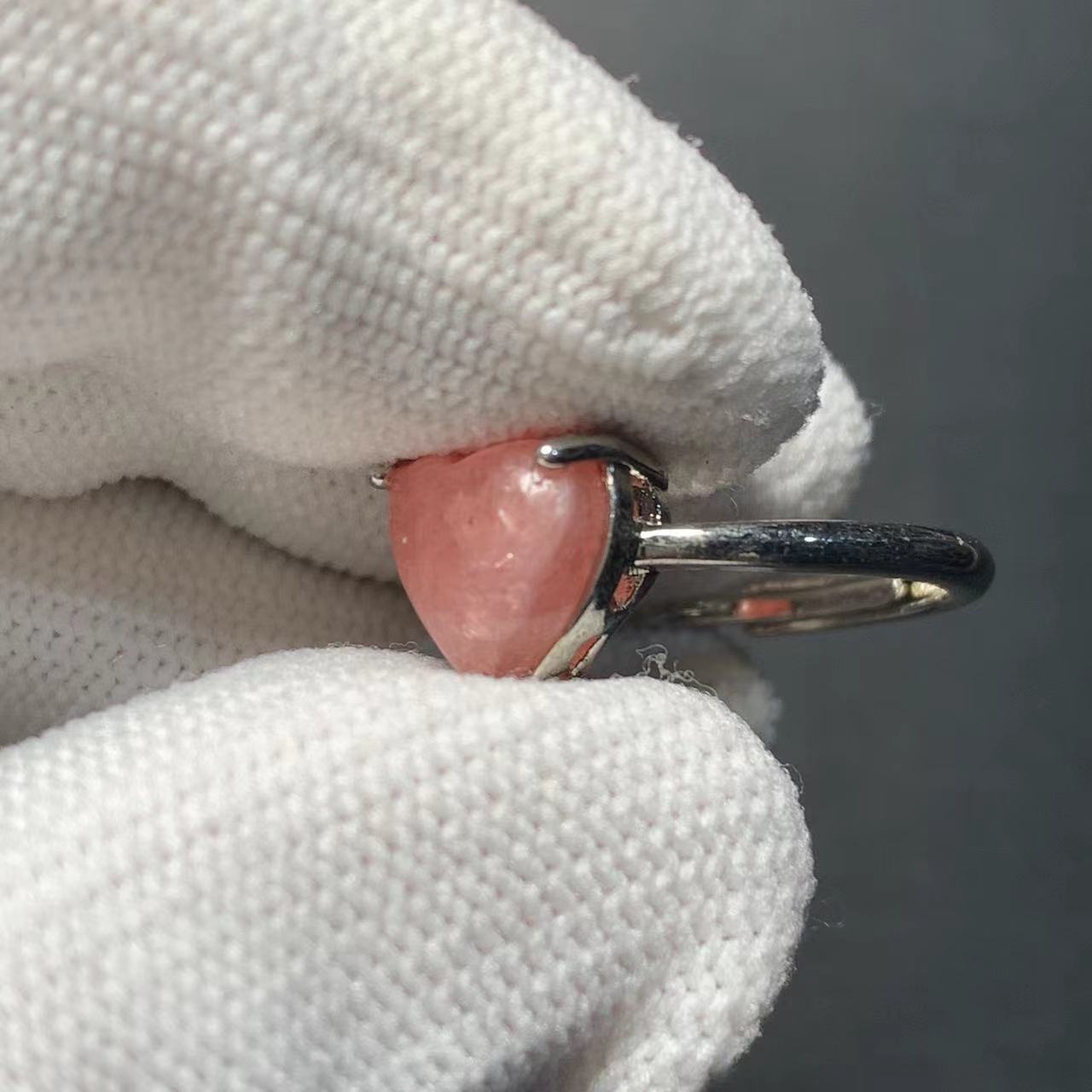 القلب الطبيعي الرودوكروسيت خات - مراجعة Body Jewelry Wholesale وسعره