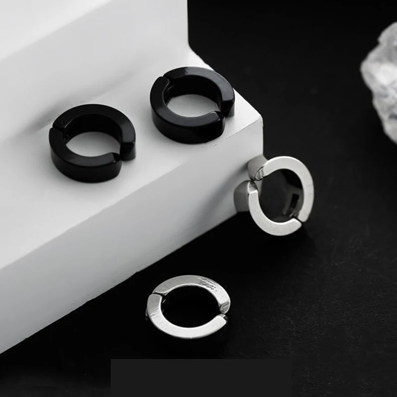 1/6 أزواج لا ثقب الأقراط التيت - مراجعة Body Jewelry Titanium وسعره