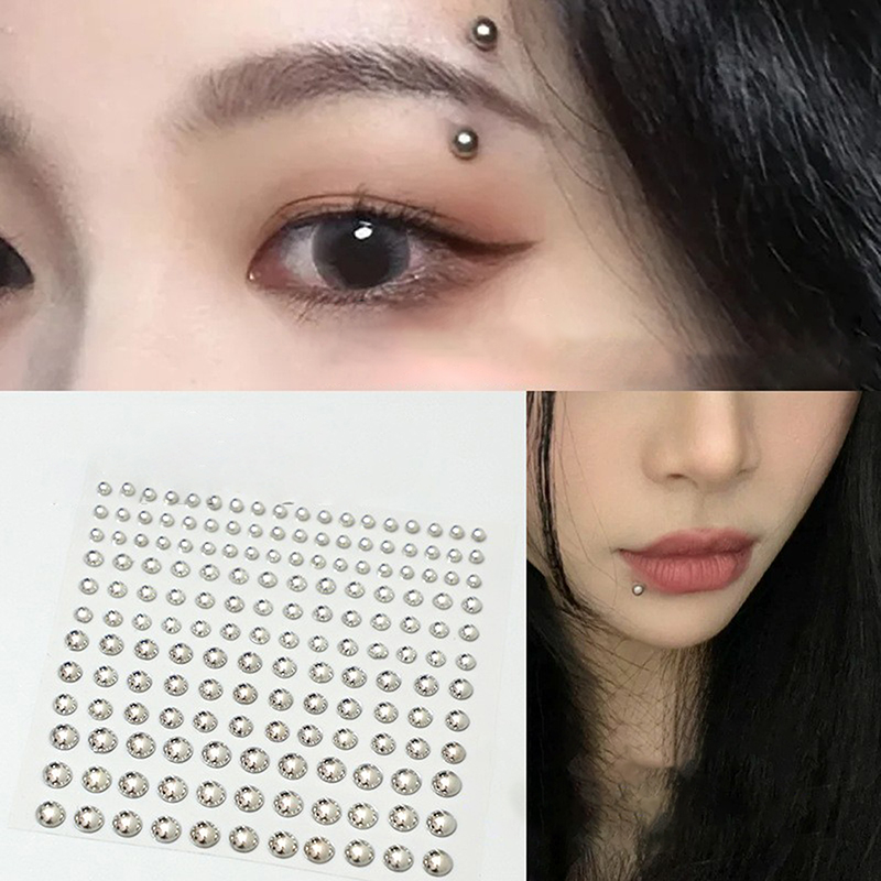 الماس ملصق وهمية الأنف مسمار ا - مراجعة Body Jewelry Eyebrow وسعره