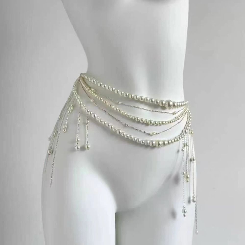 أزياء أنيقة لؤلؤة الخصر سلاسل  - مراجعة Qualiti Body Jewelry وسعره