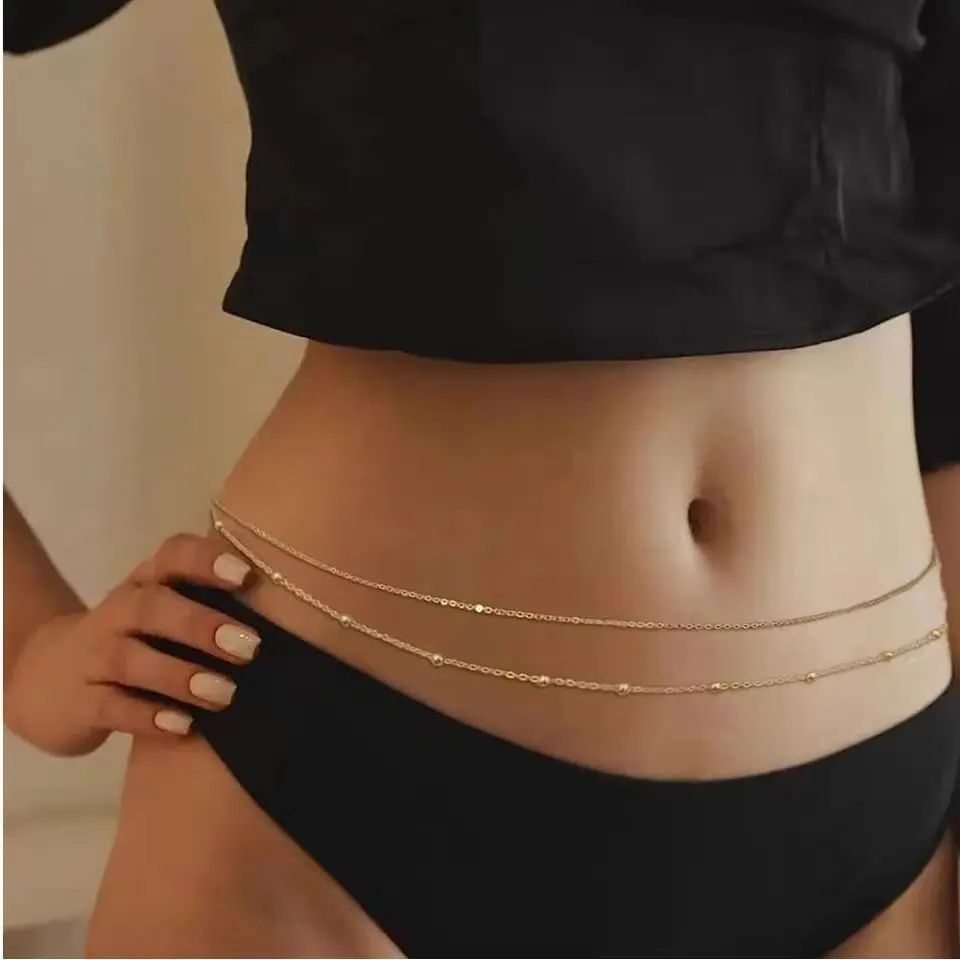 الهيب هوب طبقات مزدوجة البطن س - مراجعة Body Jewelry For Sale وسعره