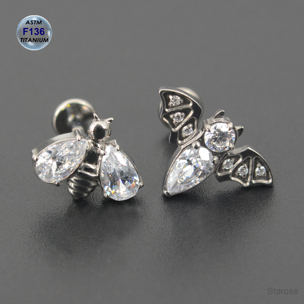 زرع الصف ASTM F-136 التيتانيوم - مراجعة Body Jewelry Implant Grade Titanium وسعره